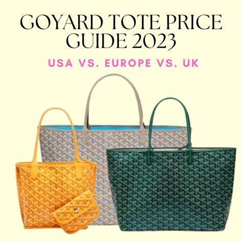 goyard pouch price uk|goyard tote bags price guide.